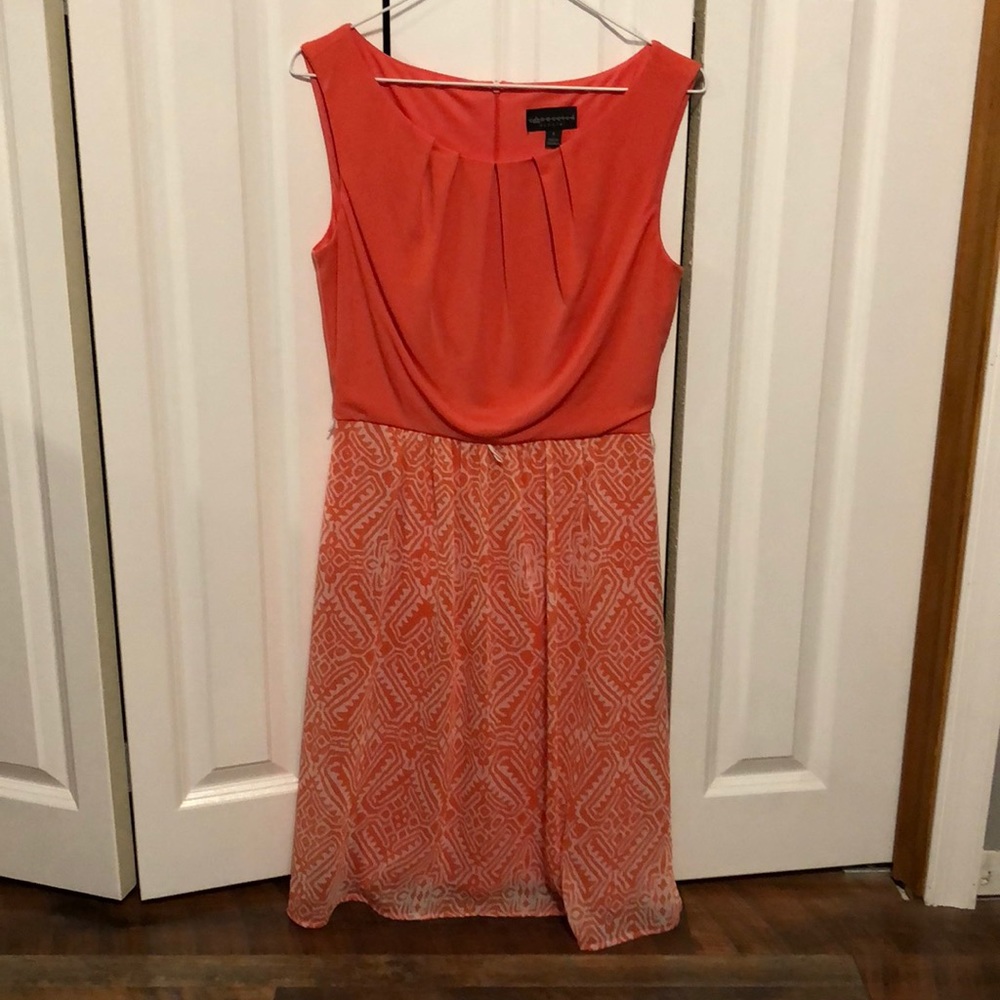 Coral dress